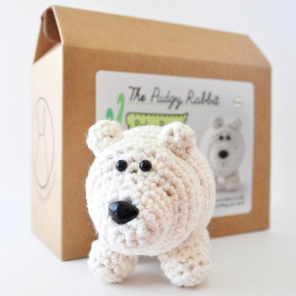 The Pudgy Rabbit Other - Polar Bear Crochet Kit
